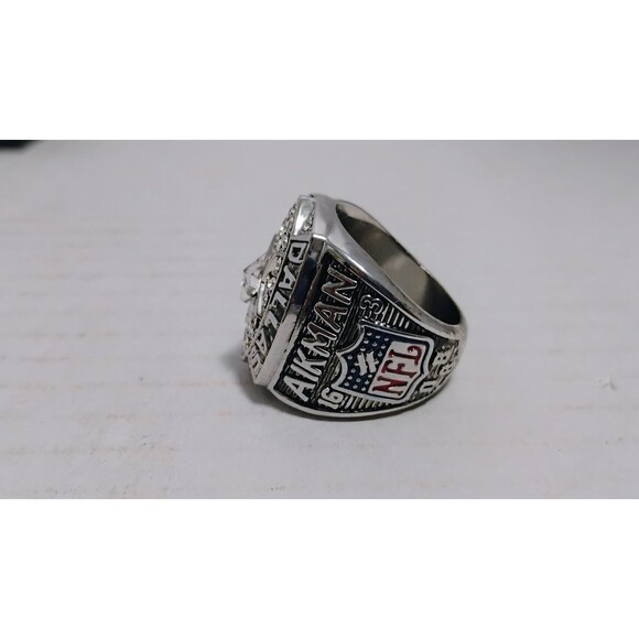 1992 DALLAS COWBOYS SUPER BOWL 27 WORLD CHAMPIONSHIP TROY AIKMAN REPLICA RING - Picture 3 of 5